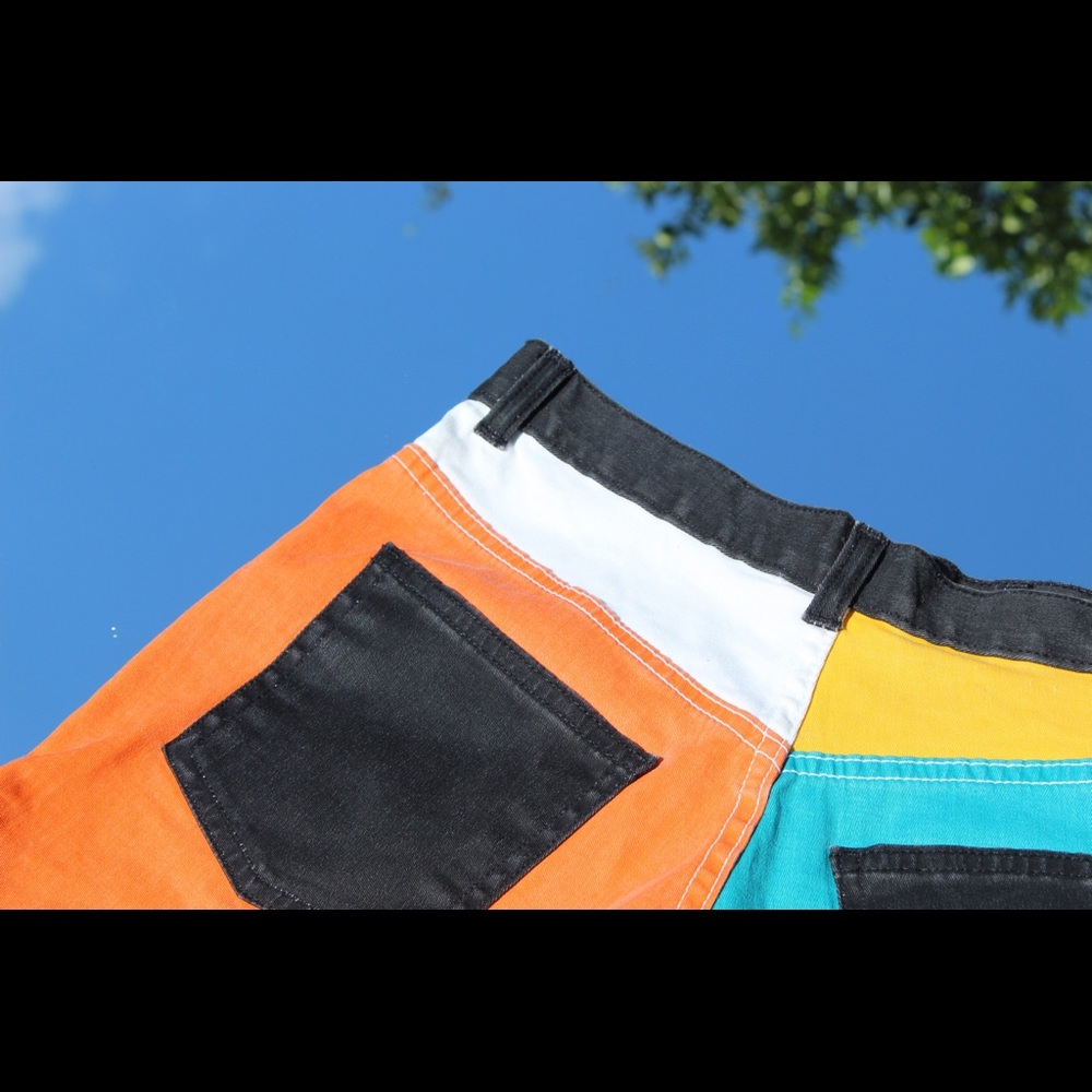 American Apparel Color Block shorts